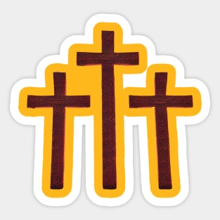 Cross Sticker